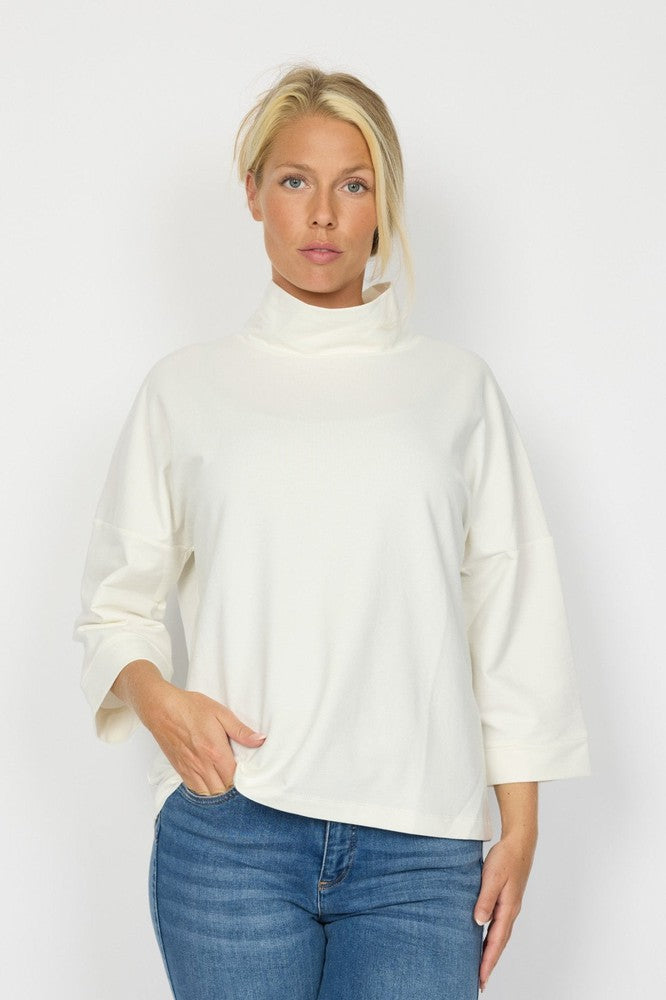 Tone poncho m høy hals