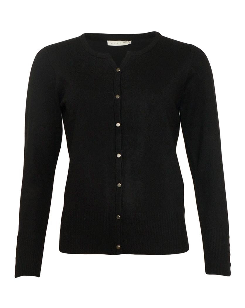 Cardigan strikket viskose