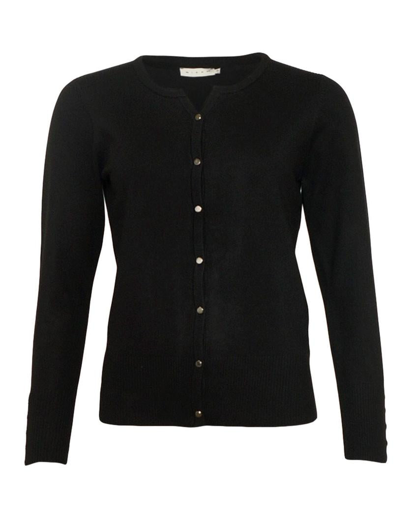 Cardigan strikket viskose